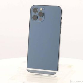 〔中古〕Apple(アップル) iPhone12 Pro 256GB パシフィックブルー MGMD3J／A SIMフリー〔247-ud〕