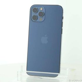 〔中古〕Apple(アップル) iPhone12 Pro 256GB パシフィックブルー MGMD3J／A SIMフリー〔247-ud〕