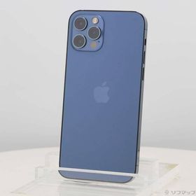 〔中古〕Apple(アップル) iPhone12 Pro 256GB パシフィックブルー NGMD3J／A SIMフリー〔297-ud〕