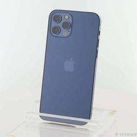 〔中古〕Apple(アップル) iPhone12 Pro 256GB パシフィックブルー MGMD3J／A SIMフリー〔368-ud〕