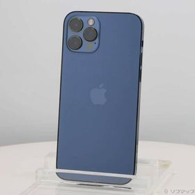 〔中古〕Apple(アップル) iPhone12 Pro 256GB パシフィックブルー MGMD3J／A SIMフリー〔348-ud〕