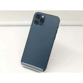 【中古】Apple docomo 【SIMロック解除済み】 iPhone 12 Pro 256GB パシフィックブルー MGMD3J/A【札幌】保証期間１ヶ月【ランクB】