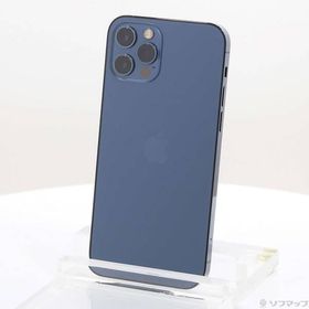 〔中古〕Apple(アップル) iPhone12 Pro 256GB パシフィックブルー MGMD3J／A SIMフリー〔305-ud〕