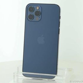〔中古〕Apple(アップル) iPhone12 Pro 256GB パシフィックブルー MGMD3J／A SIMフリー〔348-ud〕