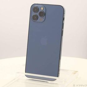 〔中古〕Apple(アップル) iPhone12 Pro 256GB パシフィックブルー MGMD3J／A SIMフリー〔196-ud〕