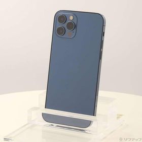 〔中古〕Apple(アップル) iPhone12 Pro 256GB パシフィックブルー MGMD3J／A SIMフリー〔297-ud〕