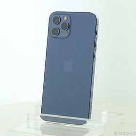 〔中古〕Apple(アップル) iPhone12 Pro 256GB パシフィックブルー MGMD3J／A SIMフリー〔262-ud〕