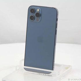 〔中古〕Apple(アップル) iPhone12 Pro 256GB パシフィックブルー MGMD3J／A SIMフリー〔276-ud〕