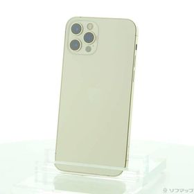 〔中古〕Apple(アップル) iPhone12 Pro 128GB ゴールド NGM73J／A SoftBank〔344-ud〕
