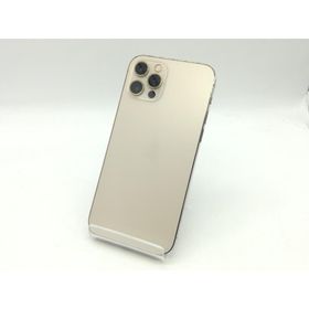 【中古】Apple SoftBank 【SIMロック解除済み】 iPhone 12 Pro 128GB ゴールド MGM73J/A【広島】保証期間１ヶ月【ランクC】