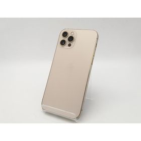 【中古】Apple SoftBank 【SIMロック解除済み】 iPhone 12 Pro 128GB ゴールド MGM73J/A【広島本通】保証期間１ヶ月【ランクB】