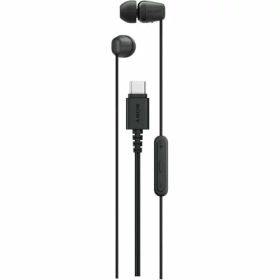 ソニー(SONY) IER-EX15C BZ ブラック/タイプc/イヤホン/Type-C/イヤホン/有線/バランスの良い音質/小型/リモコン操作 / 4色 / マイク付き/通話可能/クリアな音質 / コード長1.2m / リモコン操作/ソニー