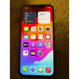 アップル(Apple)の美品 アップル iPhone12 64GB ホワイト SIMフリー(スマートフォン本体)