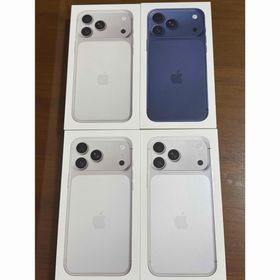 アップル(Apple)のアップル iPhone17 Pro Max 256GB シルバー×3&ブルー×1(スマートフォン本体)