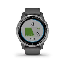 【中古】 GARMIN vivoactive 4 Shadow Gray/Silver 010-02174-07