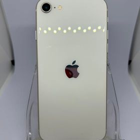 ○SIMフリー iPhoneSE第3世代 64GB ホワイト バッテリー76%