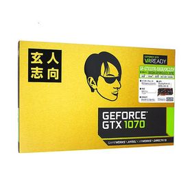 爆買【中古】玄人志向グラボ GF-GTX1070-E8GB/OC2/DF PCIExp 8GB 元箱あり