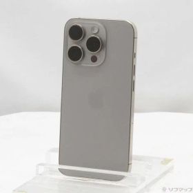 ソフマップ 〔中古品〕 iPhone15 Pro 128GB ナチュラルチタニウム MTU93J／A SIMフリー【295】