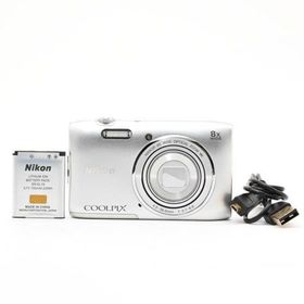 ＜並品＞ Nikon COOLPIX S3600 シルバー｜液晶黄変・黒点あり(コンパクトデジタルカメラ)