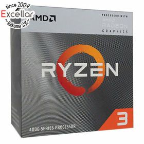 エーエムディー(AMD)のAMD Ryzen 3 4300G 100-100000144 3.8GHz SocketAM4 元箱あり(PCパーツ)