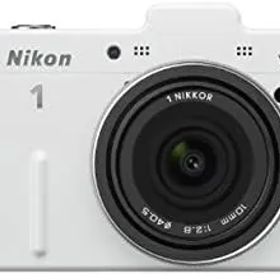 Nikon ミラーレス一眼カメラ Nikon 1 (ニコンワン) V1 (ブイワン) 薄型レンズキット ホワイトN1 V1ULK WH