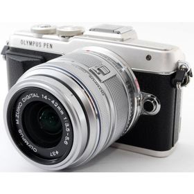 オリンパス ミラーレス OLYMPUS PEN Lite E-PL7 レンズキット シルバー 中古 Wi-Fi搭載 新品SDカード付き 届いてすぐに使える スマホに送れる 動画撮影