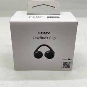 SONY ワイヤレスイヤホンLinkBuds Clip WF-LC900/BZ 黒【中古】