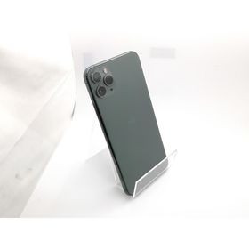 【中古】Apple au 【SIMロック解除済み】 iPhone 11 Pro Max 64GB ミッドナイトグリーン MWHH2J/A【秋葉3号】保証期間１ヶ月【ランクB】
