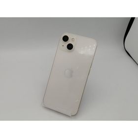 【中古】【赤ロム保証あり】Apple 楽天モバイル 【SIMフリー】 iPhone 13 128GB スターライト MLND3J/A【広島本通】保証期間１ヶ月【ランクC】