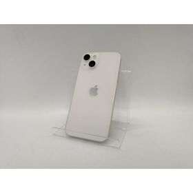 【中古】Apple au 【SIMフリー】 iPhone 13 128GB スターライト MLND3J/A【大宮東口】保証期間１週間【ランクC】