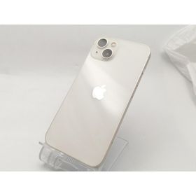 【中古】Apple SoftBank 【SIMフリー】 iPhone 13 128GB スターライト MLND3J/A【ECセンター】保証期間１ヶ月【ランクC】