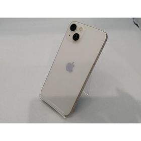 【中古】Apple ymobile 【SIMフリー】 iPhone 13 128GB スターライト MLND3J/A【浜松駅前】保証期間１ヶ月【ランクC】