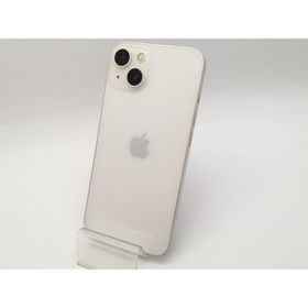 【中古】Apple 国内版 【SIMフリー】 iPhone 13 128GB スターライト MLND3J/A【大須2】保証期間１ヶ月【ランクC】
