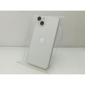 【中古】Apple au 【SIMフリー】 iPhone 13 128GB スターライト MLND3J/A【大須】保証期間１ヶ月【ランクC】