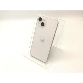 【中古】Apple 国内版 【SIMフリー】 iPhone 13 128GB スターライト MLND3J/A【秋葉4号】保証期間１ヶ月【ランクC】