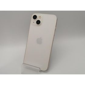 【中古】Apple SoftBank 【SIMフリー】 iPhone 13 128GB スターライト MLND3J/A【府中ル・シーニュ】保証期間１ヶ月【ランクB】