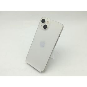 【中古】Apple au 【SIMフリー】 iPhone 13 128GB スターライト MLND3J/A【広島】保証期間１ヶ月【ランクB】