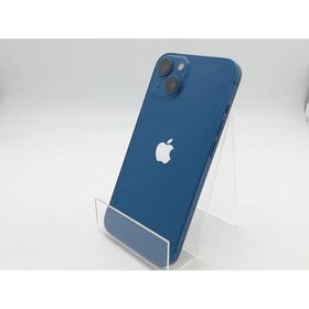 【中古】【赤ロム保証あり】Apple au 【SIMフリー】 iPhone 13 128GB ブルー MLNG3J/A【柏】保証期間１ヶ月【ランクC】