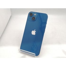 【中古】Apple au 【SIMフリー】 iPhone 13 128GB ブルー MLNG3J/A【広島本通】保証期間１ヶ月【ランクB】