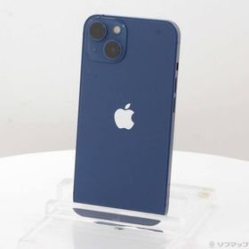 〔中古〕Apple(アップル) iPhone13 128GB ブルー MLNG3J／A SIMフリー 〔ネットワーク利用制限▲〕〔262-ud〕