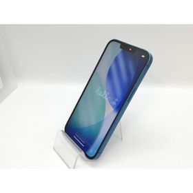 【中古】Apple au 【SIMフリー】 iPhone 13 128GB ブルー MLNG3J/A【京都】保証期間１ヶ月【ランクB】