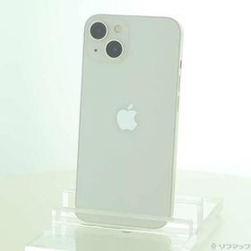 〔中古〕Apple(アップル) iPhone13 256GB スターライト MLNJ3J／A SIMフリー〔251-ud〕