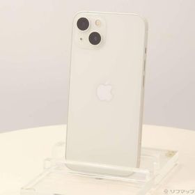 〔中古〕Apple(アップル) iPhone13 256GB スターライト MLNJ3J／A SIMフリー〔295-ud〕