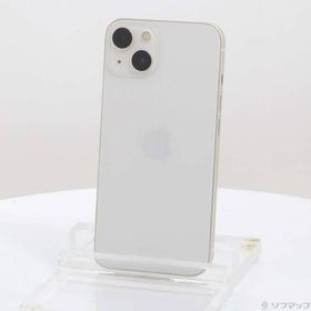 〔中古〕Apple(アップル) iPhone13 256GB スターライト MLNJ3J／A SIMフリー〔377-ud〕