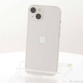 〔中古〕Apple(アップル) iPhone13 256GB スターライト MLNJ3J／A SIMフリー〔377-ud〕
