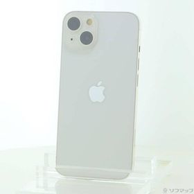 〔中古〕Apple(アップル) iPhone13 256GB スターライト MLNJ3J／A SIMフリー〔262-ud〕