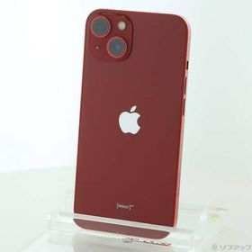 〔中古〕Apple(アップル) iPhone13 256GB プロダクトレッド MLNL3J／A SIMフリー〔196-ud〕
