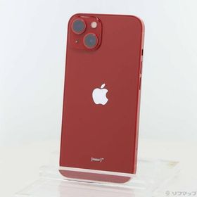 〔中古〕Apple(アップル) iPhone13 256GB プロダクトレッド MLNL3J／A SIMフリー〔377-ud〕