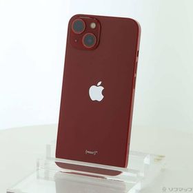 〔中古〕Apple(アップル) iPhone13 256GB プロダクトレッド MLNL3J／A SIMフリー〔368-ud〕