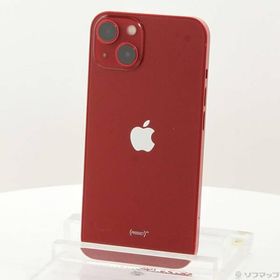 〔中古〕Apple(アップル) iPhone13 256GB プロダクトレッド MLNL3J／A SIMフリー〔198-ud〕